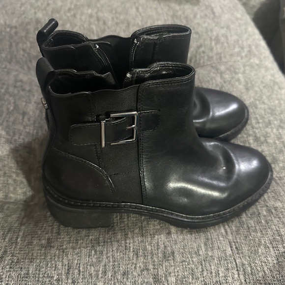 Alex Marie | Shoes | Alex Marie Black Ankle Boots With Buckle | Poshmark